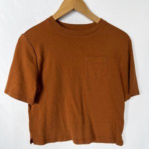 A NEW DAY POCKET TEE - COPPER/TAN